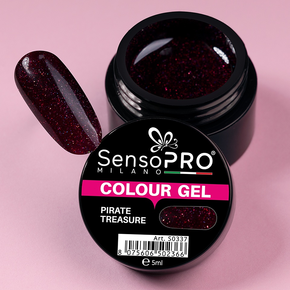 Gel UV Colorat Pirate Treasure 5ml, SensoPRO Milano - 3 | YEO