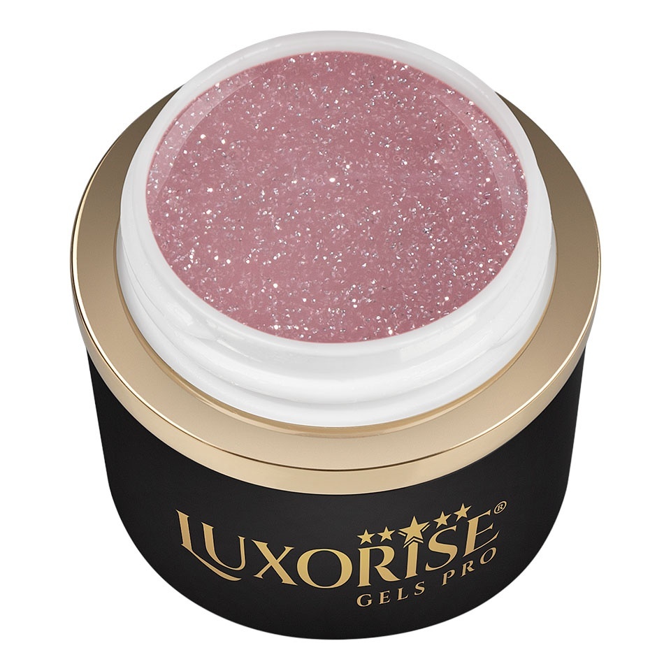 Gel UV Constructie Unghii RevoFlex Disco LUXORISE 15ml, Effervescent Glow