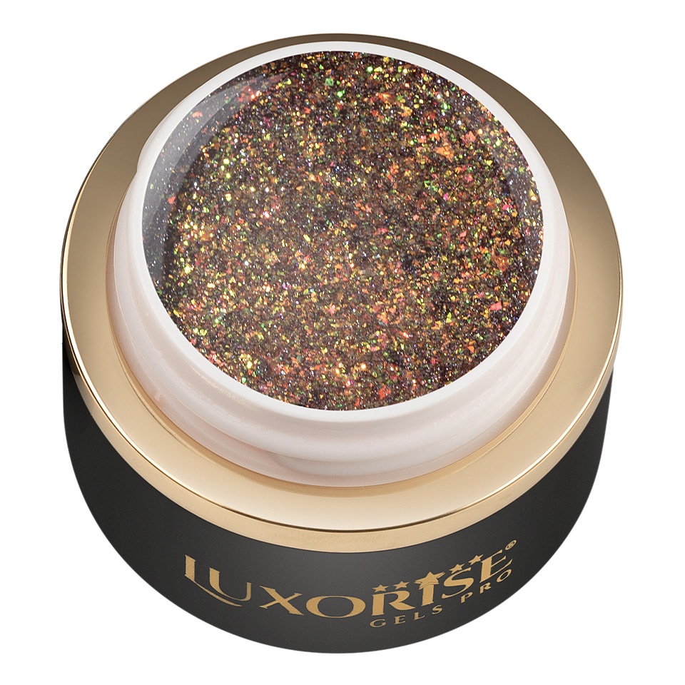 Gel UV Constructie Unghii RevoFlex LUXORISE 15ml, Gold Prestige - 1 | YEO