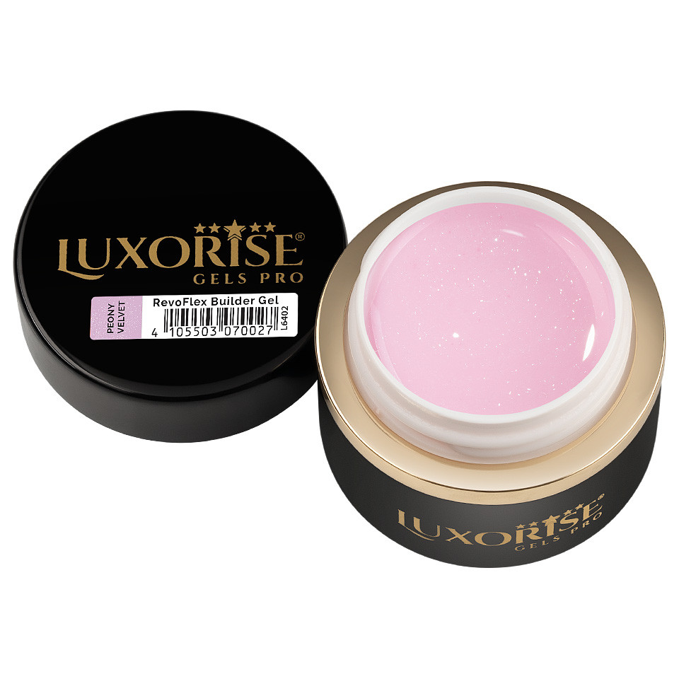 Gel UV Constructie Unghii RevoFlex LUXORISE 15ml, Peony Velvet - 1 | YEO