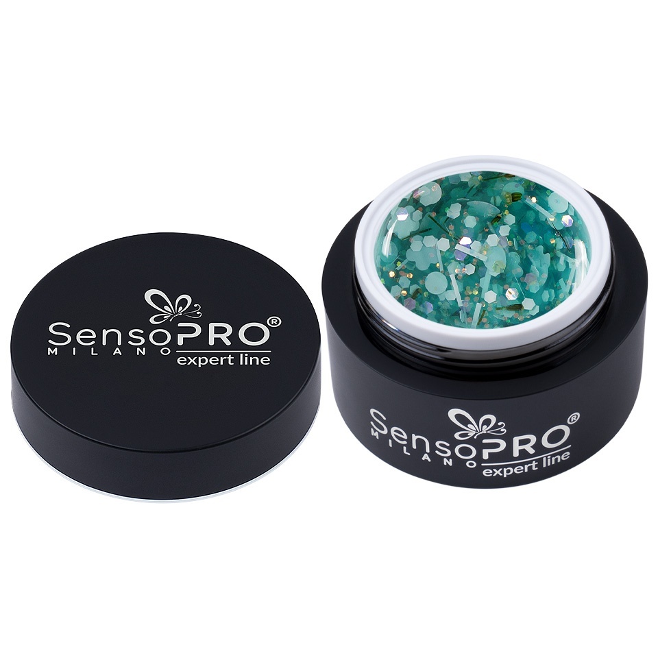 Gel UV Transparent Bloom Dream, SensoPRO Milano Expert Line - Ocean Glam 5ml - 3 | YEO