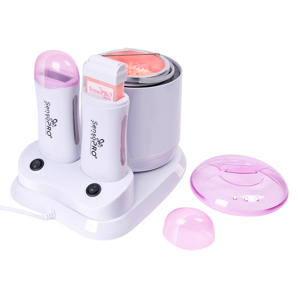 Incalzitor ceara triplu cu suport SensoPRO Milano, WAX EXPERT TRIO SensoPRO Milano