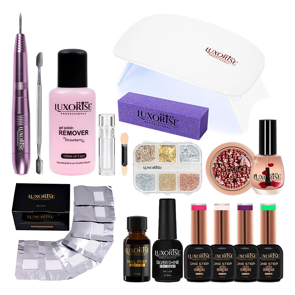 Kit Oja Semipermanenta One Step LUXORISE Diamond Exclusive - 1 | YEO