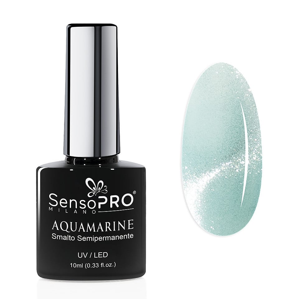 Oja Semipermanenta Aquamarine SensoPRO Milano 10ml, Brilliance Reflection - 2 | YEO