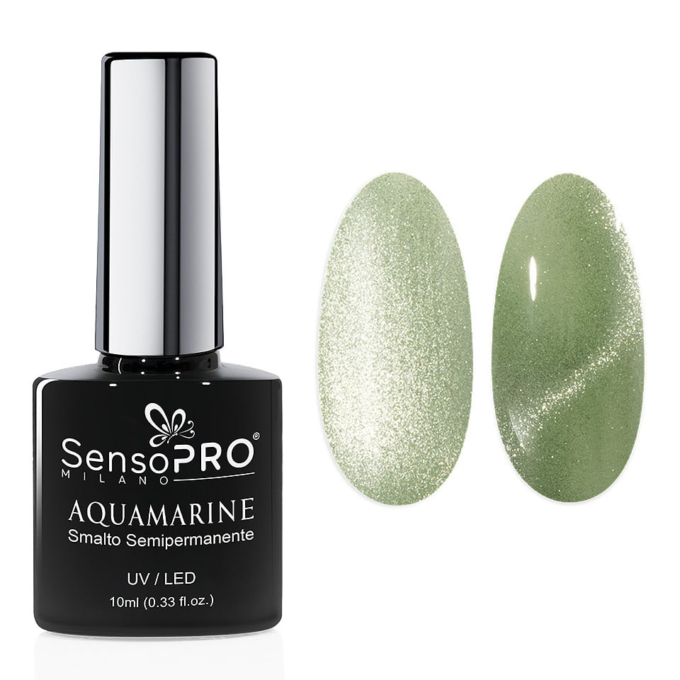 Oja Semipermanenta Aquamarine SensoPRO Milano 10ml, Green Cascade - 1 | YEO