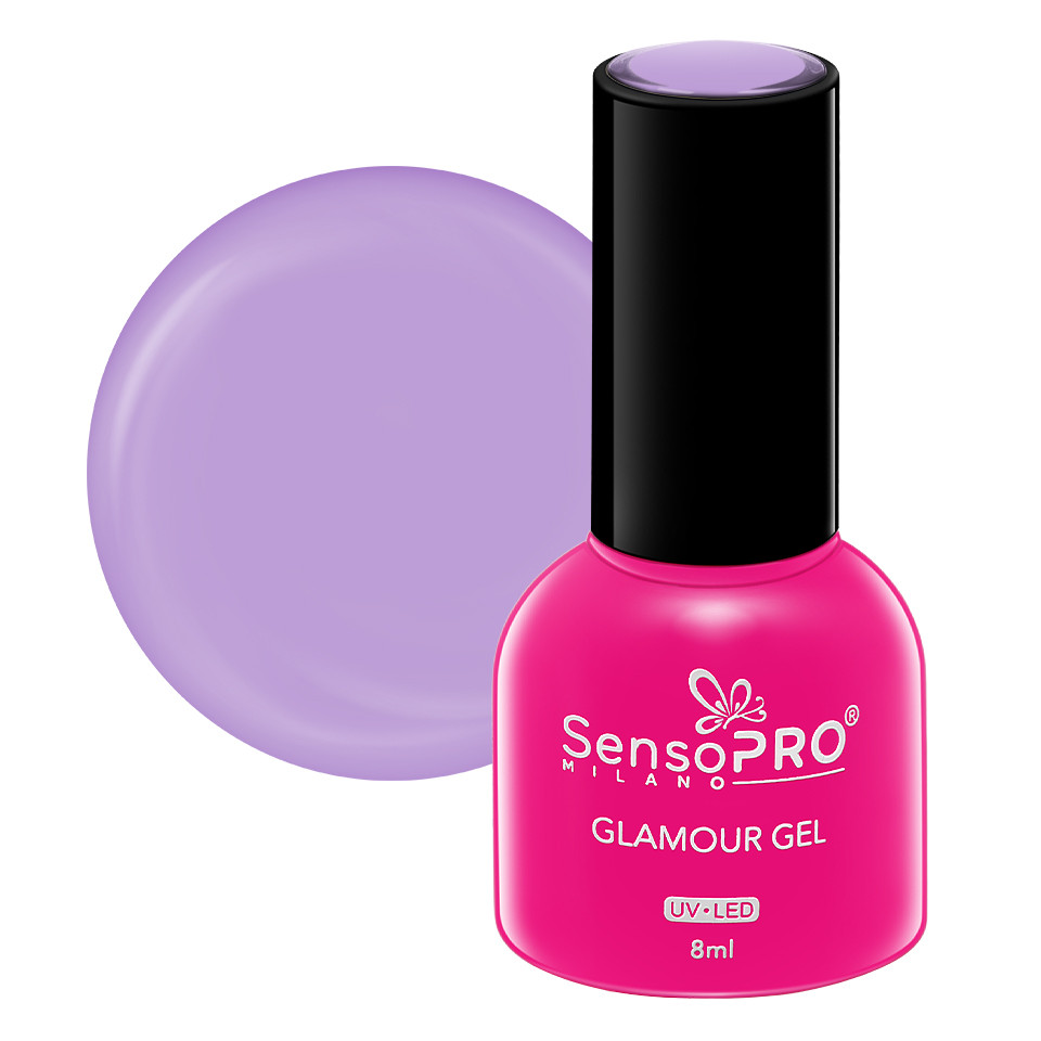 Oja Semipermanenta Glamour Gel SensoPRO Milano 8ml, Icy Lavander #46