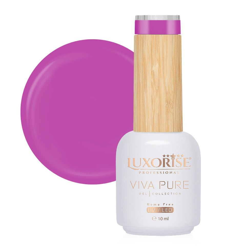 Oja Semipermanenta Hema Free Viva Pure LUXORISE - Mystic Magenta 10ml