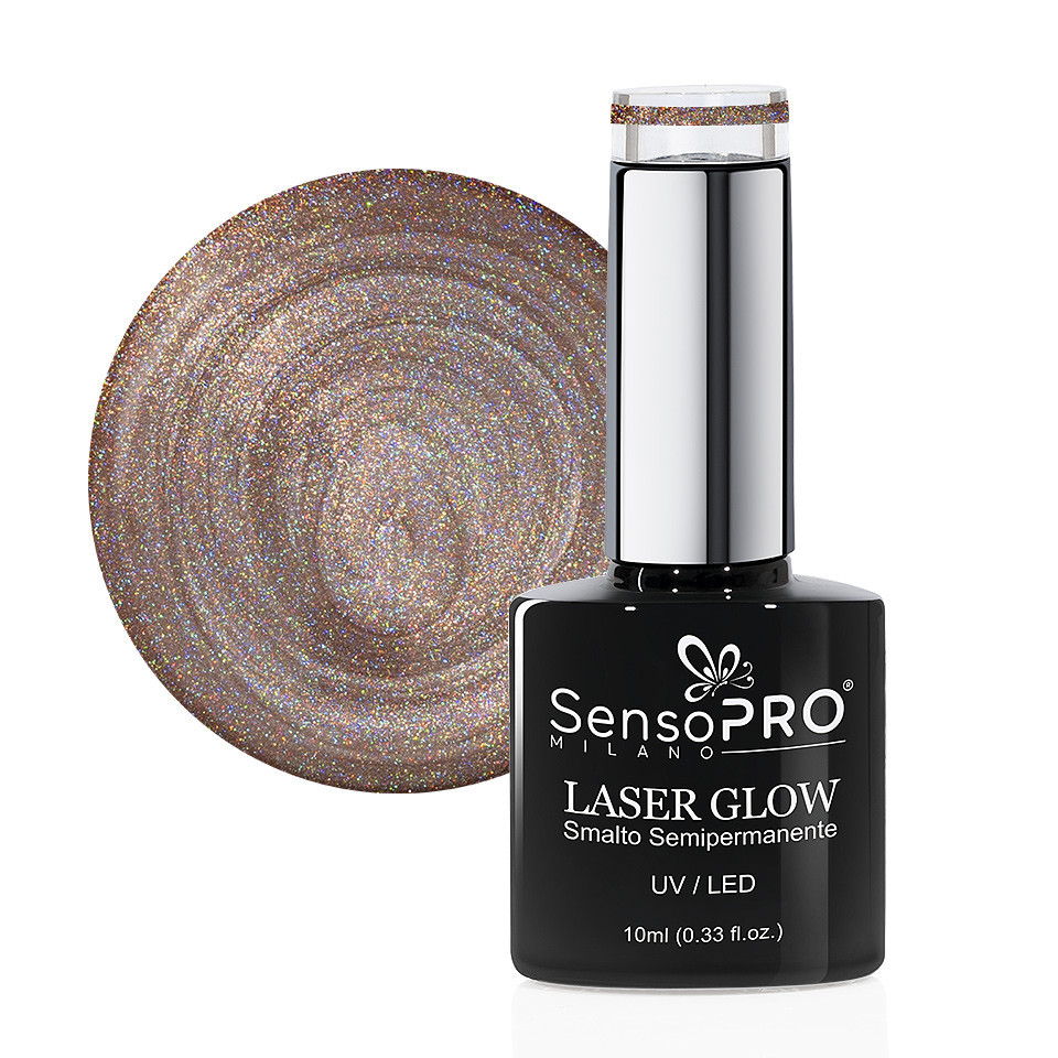 Oja Semipermanenta Holografica Laser Glow SensoPRO Milano 10ml, Planet Party #14