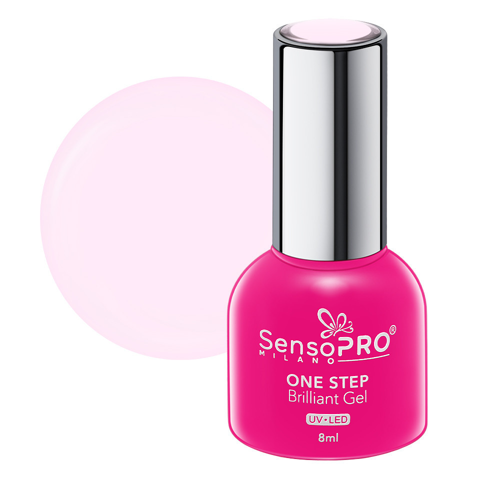 Oja Semipermanenta One Step Brilliant Gel SensoPRO Milano 8ml, Angel Energy #60