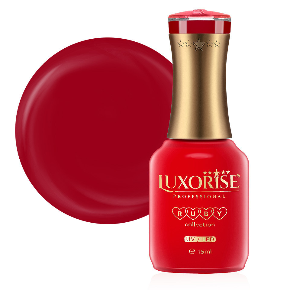 Oja Semipermanenta Ruby Collection LUXORISE, Satin Obsession 15ml