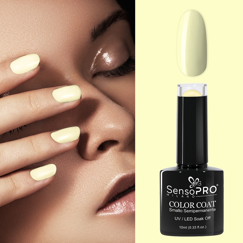 Oja Semipermanenta SensoPRO Milano 10ml - 142 Pastel Yellow - 1 | YEO