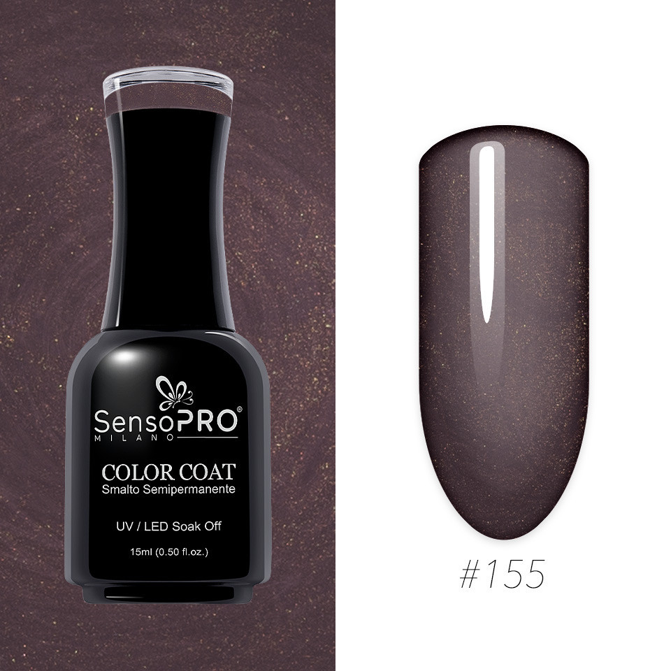 Oja Semipermanenta SensoPRO Milano 15ml, Dark Plum #155 - 1 | YEO