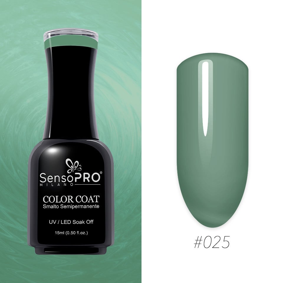 Oja Semipermanenta SensoPRO Milano 15ml, Melty Mint #025 - 1 | YEO