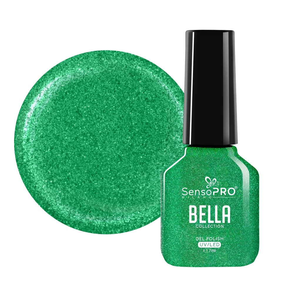 Oja Semipermanenta SensoPRO Milano, BELLA Collection - Green Burst, 7ml