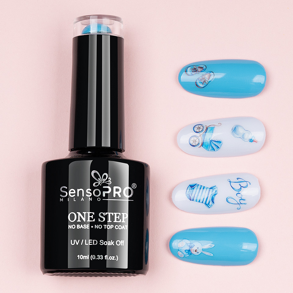 Oja Semipermanenta SensoPRO Milano One Step 10ml, Azure #061 - 1 | YEO