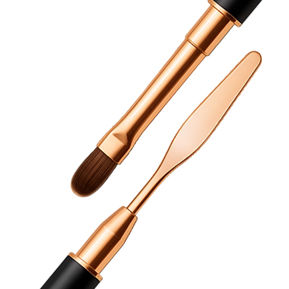 Pensula Polygel cu Spatula LUXORISE Pro Sculpt Duo - 3 | YEO