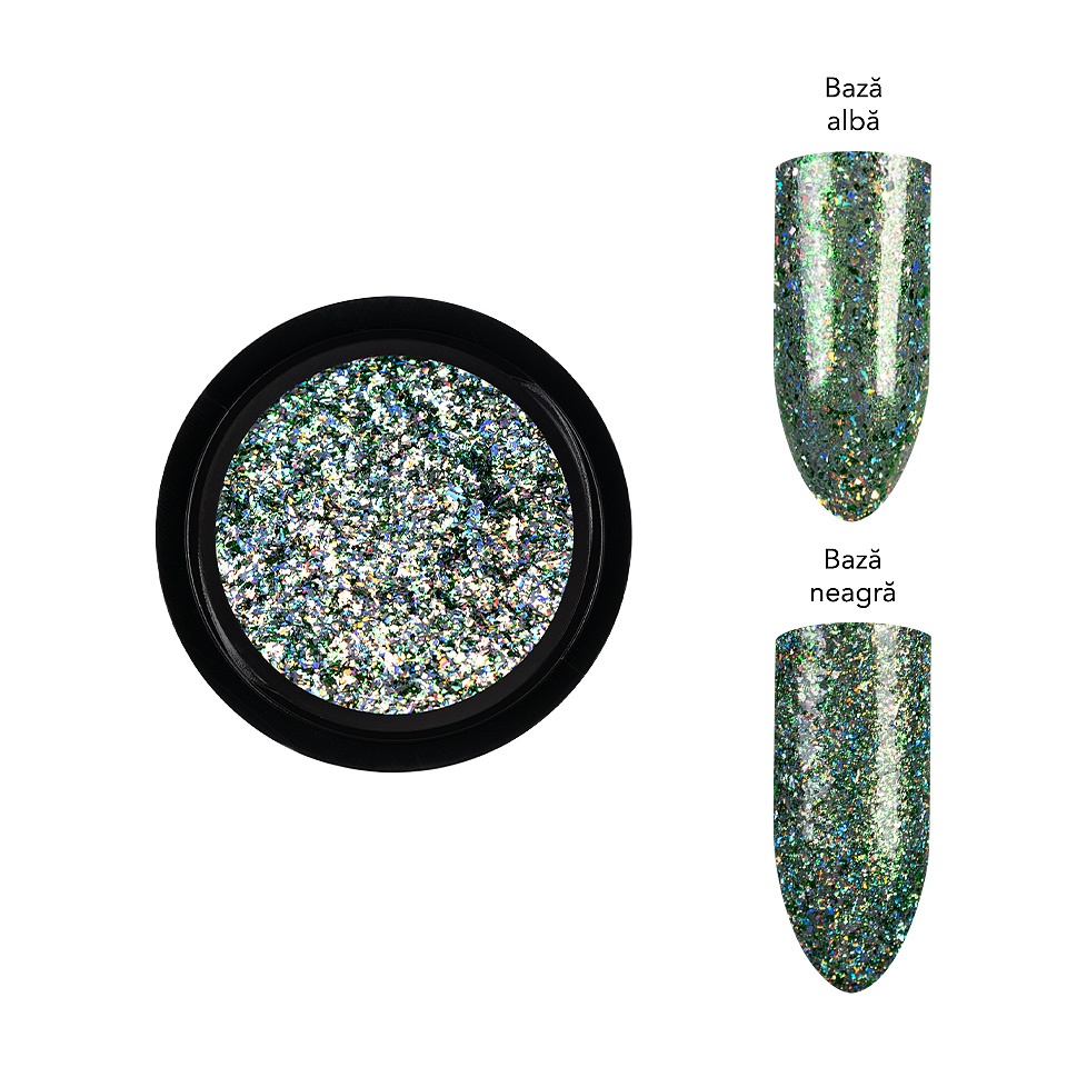 Pigment Unghii Galaxy Dreams LUXORISE, Emerald Galaxy - 2 | YEO