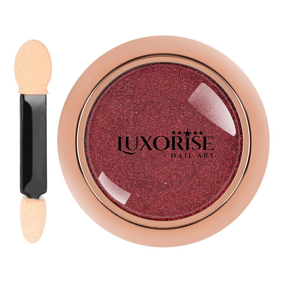 Pigment Unghii Mirror Powder LUXORISE, Red Velvet - 2 | YEO