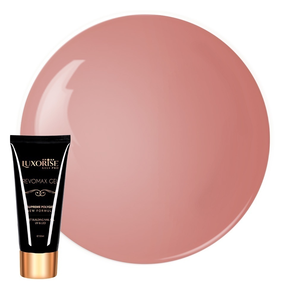 Polygel REVOMAX GEL LUXORISE Elegant Nude, 50ml