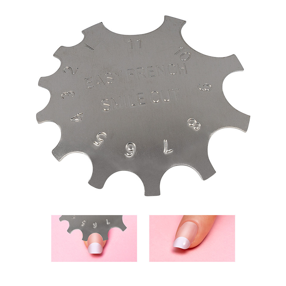 Rotita Metalica pentru Manichiura French SensoPRO Milano, Smile Cut - 1 | YEO