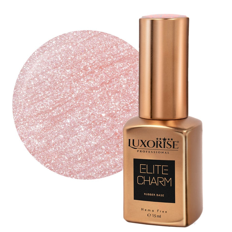 Rubber Base Hema Free LUXORISE ELITE CHARM - Golden Peach 15ml