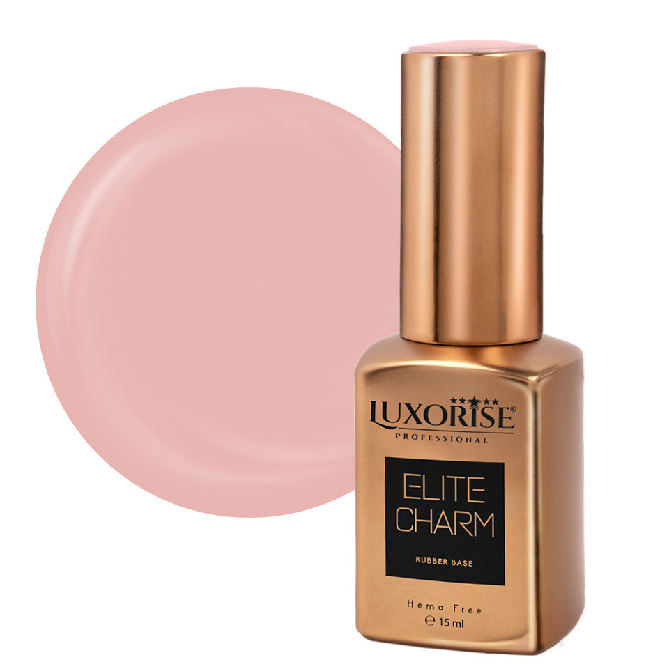 Rubber Base Hema Free LUXORISE ELITE CHARM - Warm Nude 15ml