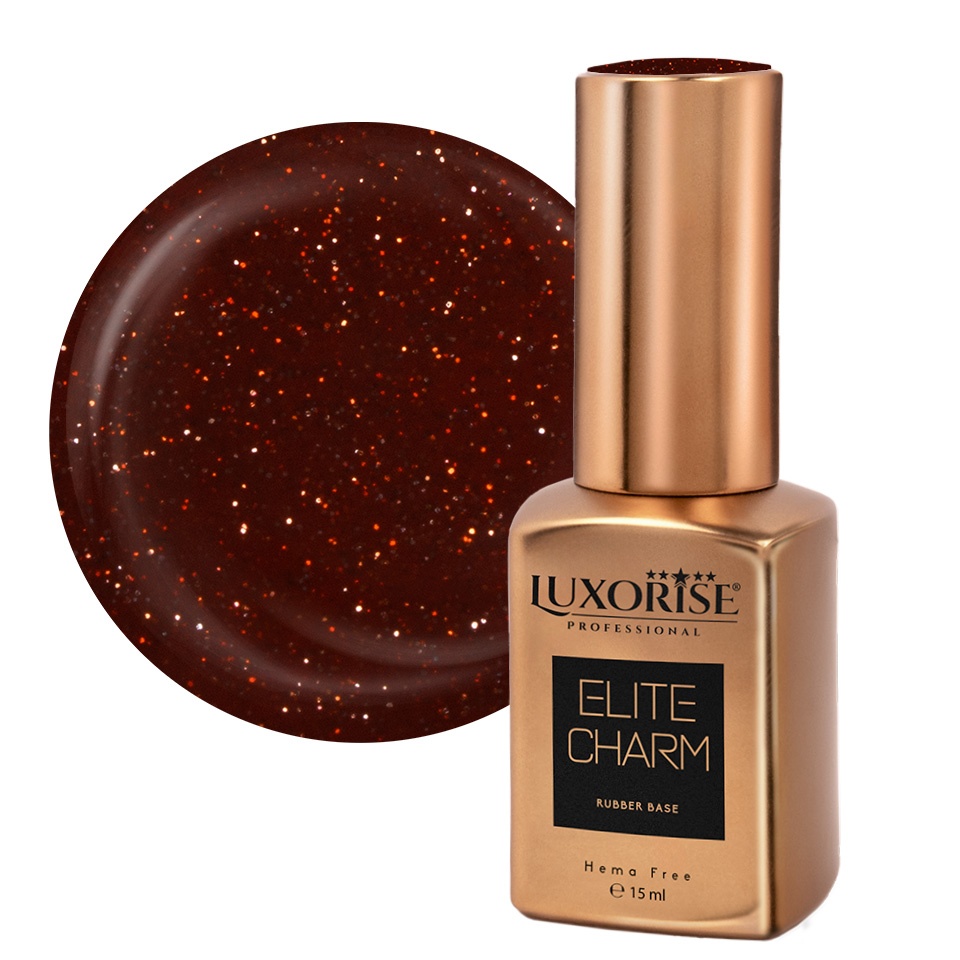 Rubber Base Hema Free LUXORISE ELITE CHARM - Wine Bliss 15ml