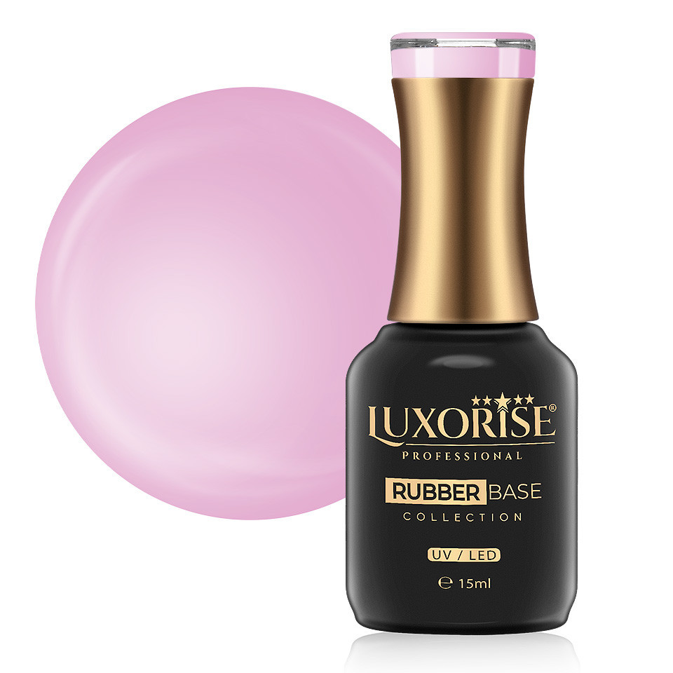 Rubber Base LUXORISE Crystal Collection - Satin Blush 15ml