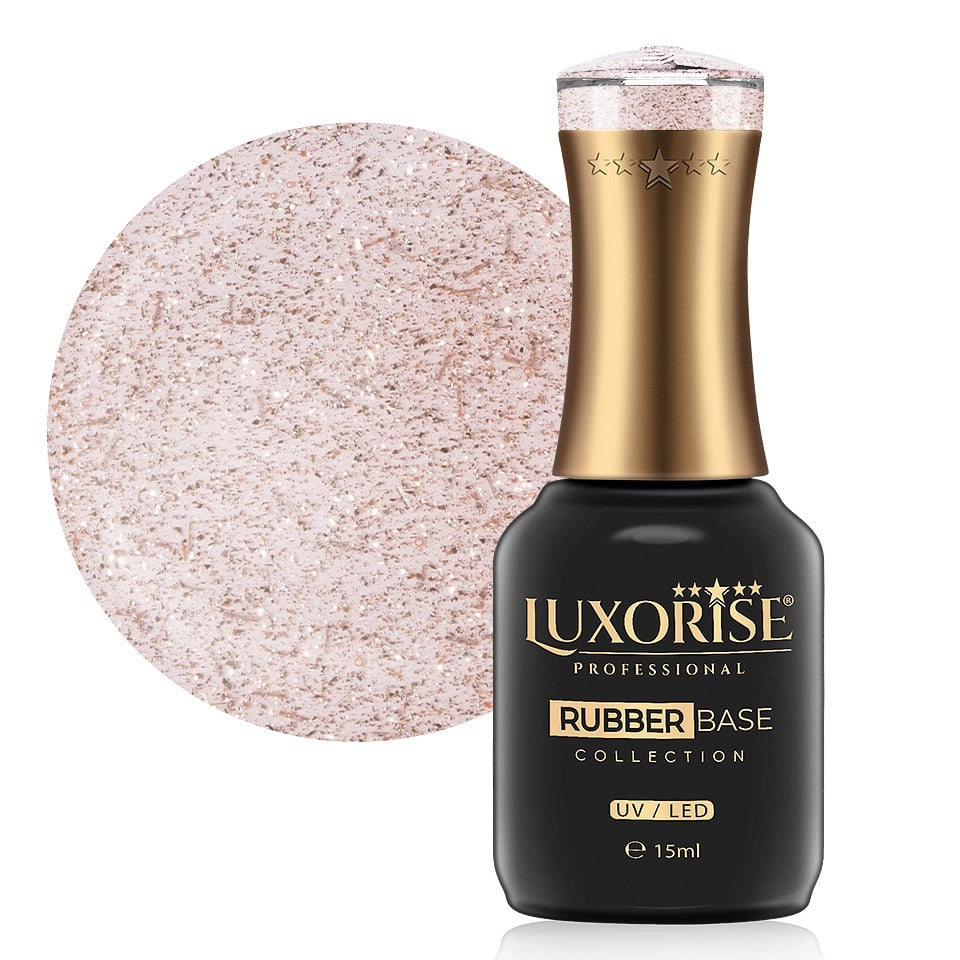 Rubber Base LUXORISE Eclat Collection - Gold Crystal 15ml