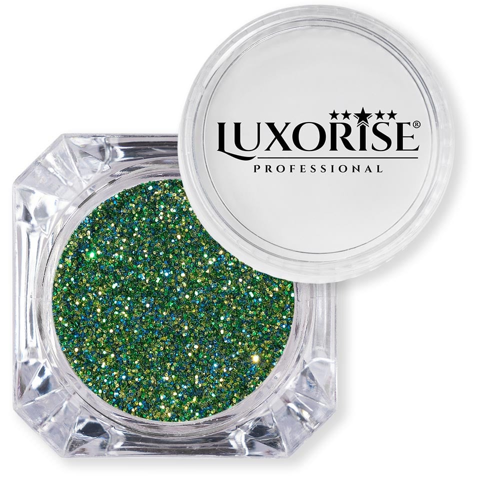 Sclipici Glitter Unghii Pulbere LUXORISE, Forest Green #08 - 1 | YEO