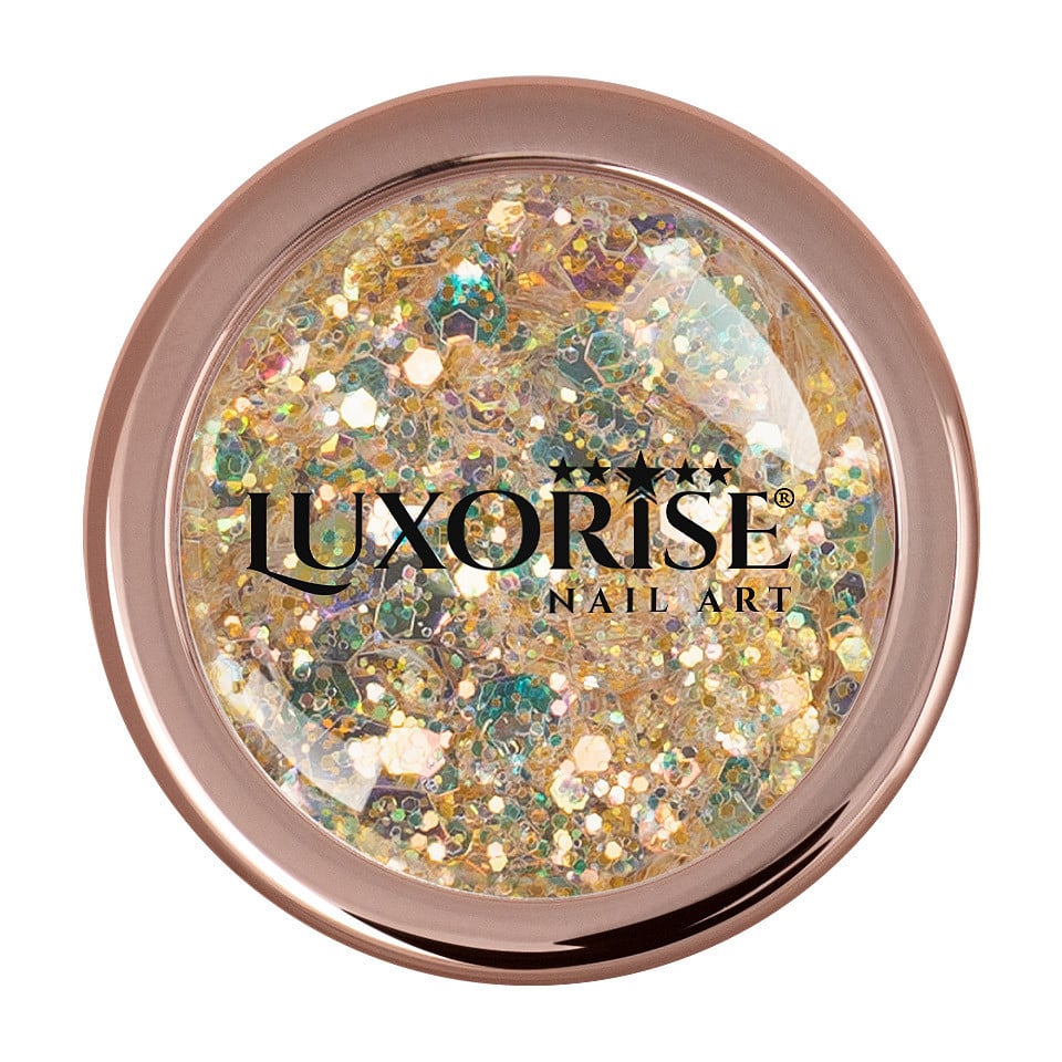 Sclipici Unghii LUXORISE - Lunar Luster, Holo Glitter Collection - 2 | YEO