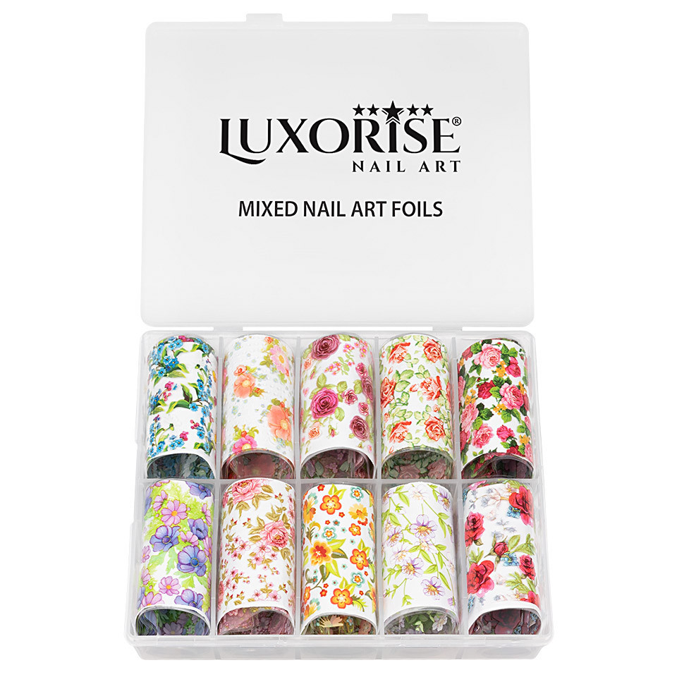 Set Folii Transfer LUXORISE Flower Paradise, 10 buc - 3 | YEO