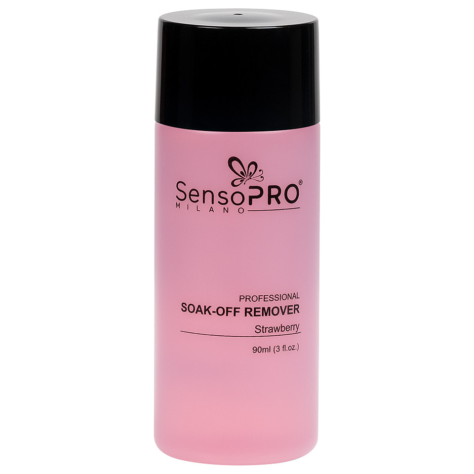 Soak-Off Remover Strawberry SensoPRO Milano, 90ml