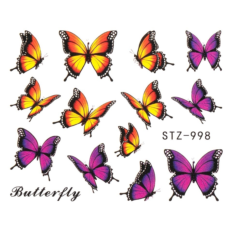 Tatuaj Unghii LUXORISE Butterfly Energy, STZ-998 - 1 | YEO