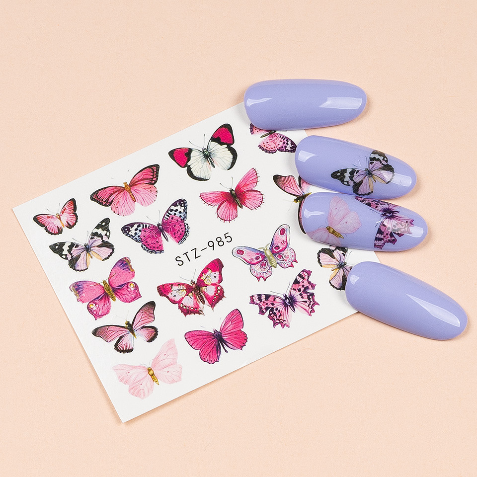 Tatuaj Unghii LUXORISE Butterfly Madness, STZ-985