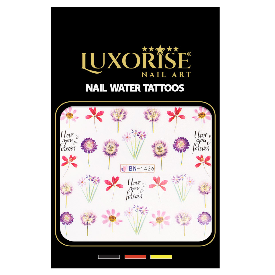 Tatuaj Unghii LUXORISE Flower Escape, BN-1426 - 1 | YEO