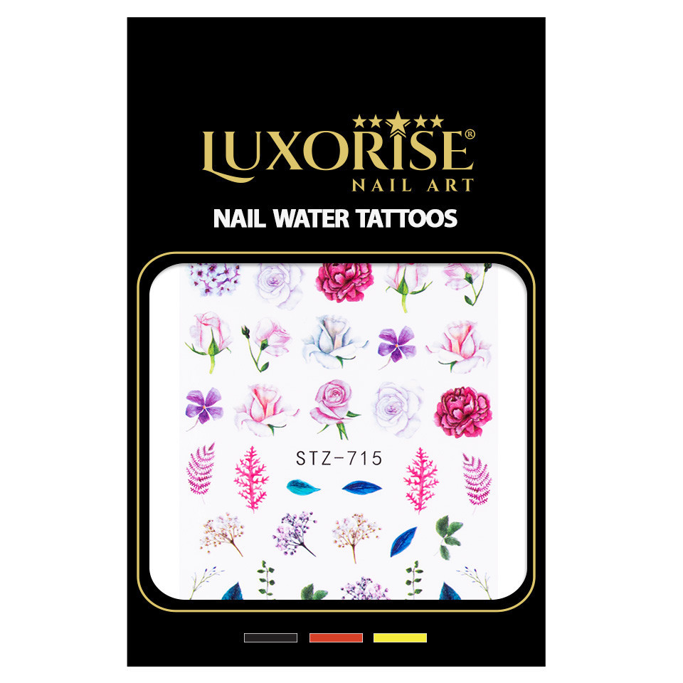 Tatuaj Unghii LUXORISE Flower Future, STZ-715 - 1 | YEO