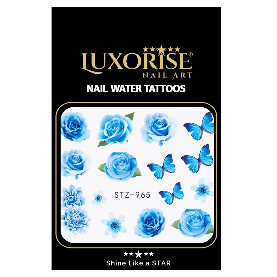 Tatuaj Unghii LUXORISE Flower Rain, STZ-965 - 1 | YEO