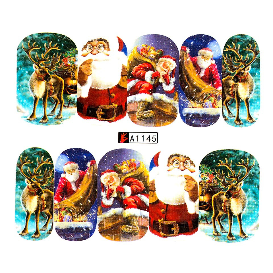 Tatuaj Unghii LUXORISE Santa & Co, A1145 - 1 | YEO