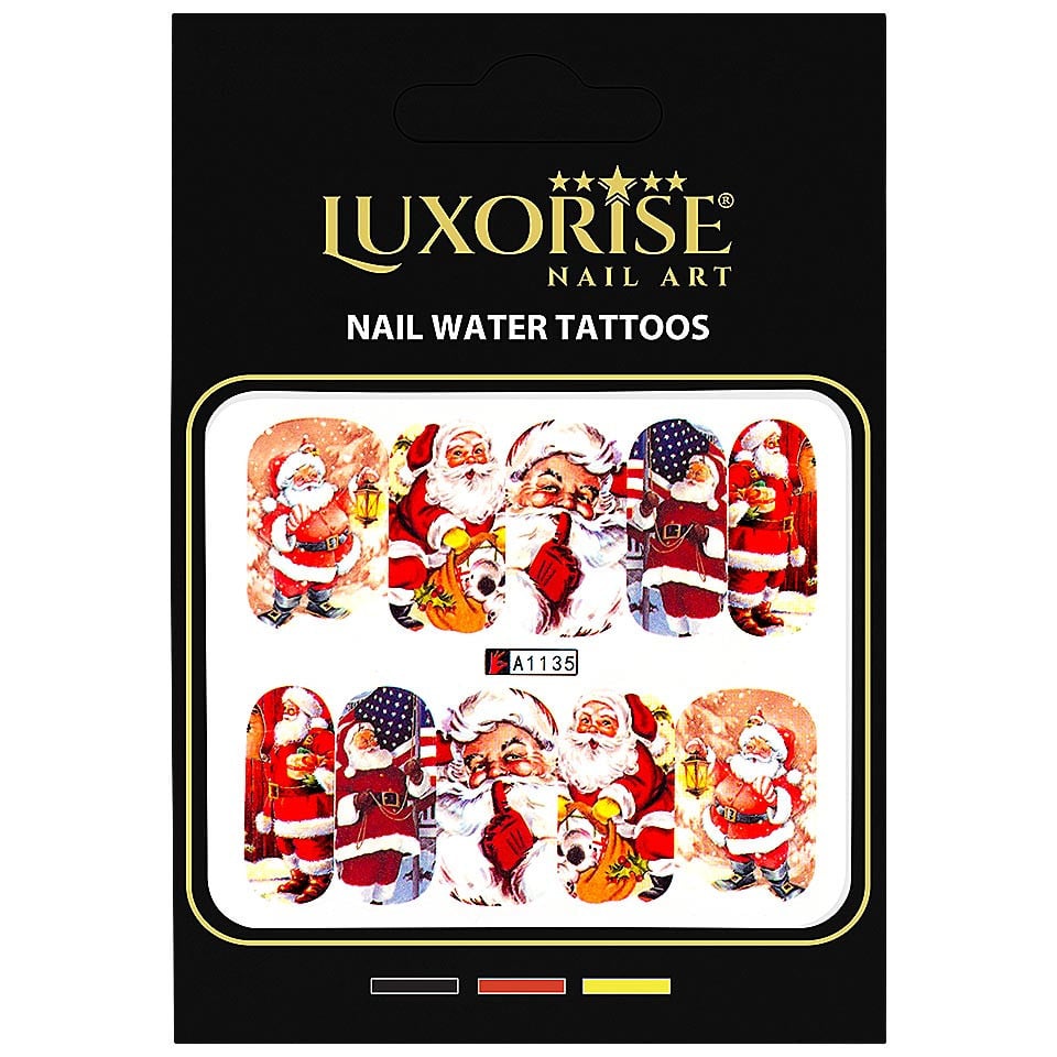 Tatuaj Unghii LUXORISE Santa\'s Fantasy, A1135 - 2 | YEO