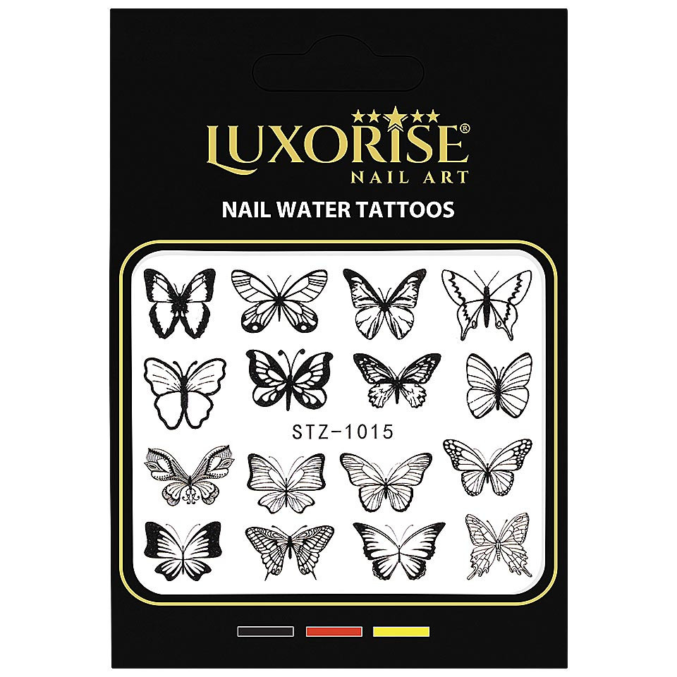 Tatuaj Unghii LUXORISE Simple Butterfly Dance, STZ-1015 - 1 | YEO