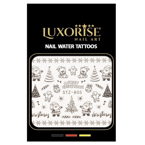Tatuaj Unghii LUXORISE Simple Holiday Treats, STZ-805 - 1 | YEO