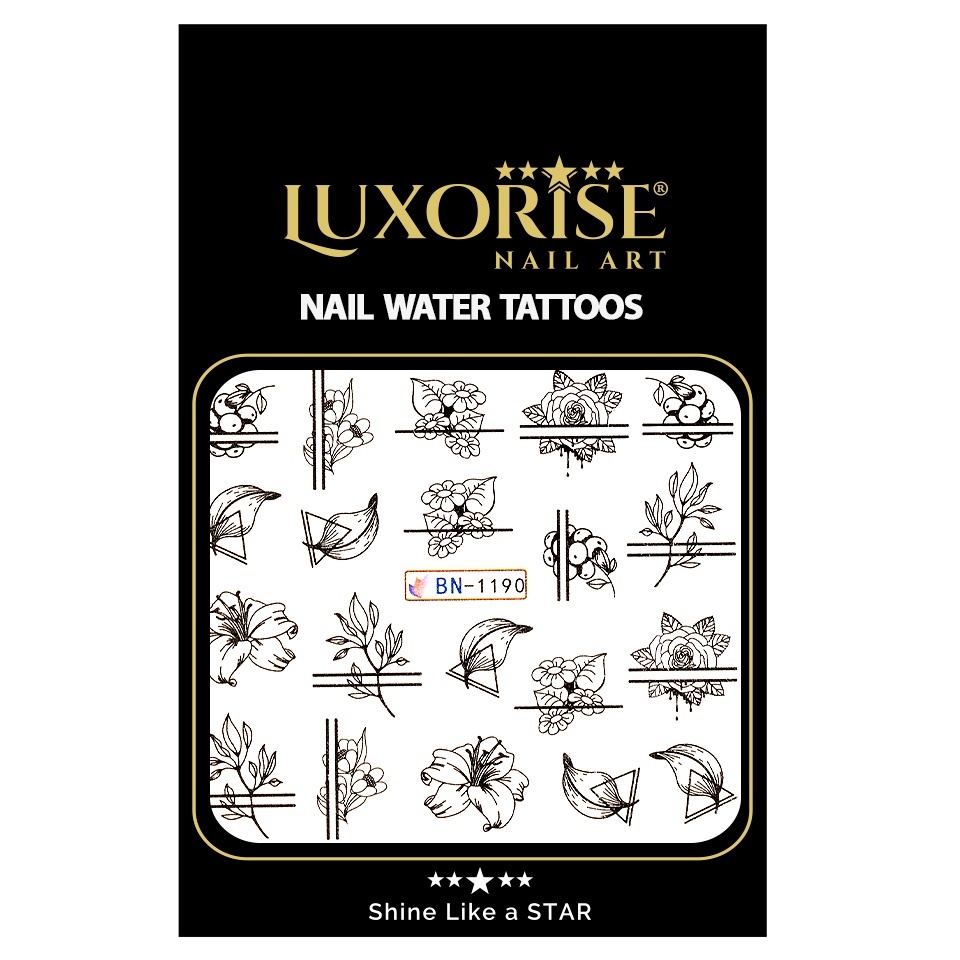 Tatuaj Unghii LUXORISE Simple & Rare, BN-1190 - 1 | YEO