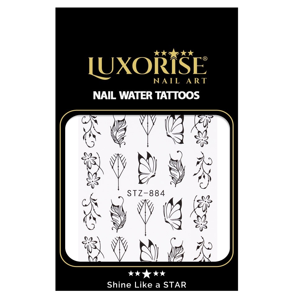 Tatuaj Unghii LUXORISE Simple Romantic Art, STZ-884 - 1 | YEO