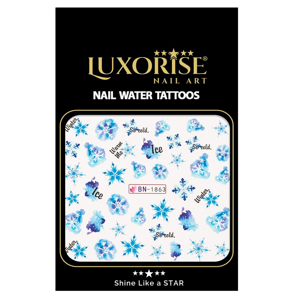 Tatuaj Unghii LUXORISE Winter Magic, BN-1863 - 1 | YEO