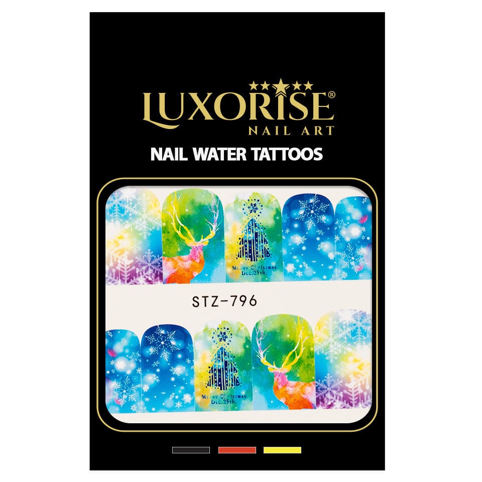 Tatuaj Unghii LUXORISE Winter Remix, STZ-796 - 2 | YEO