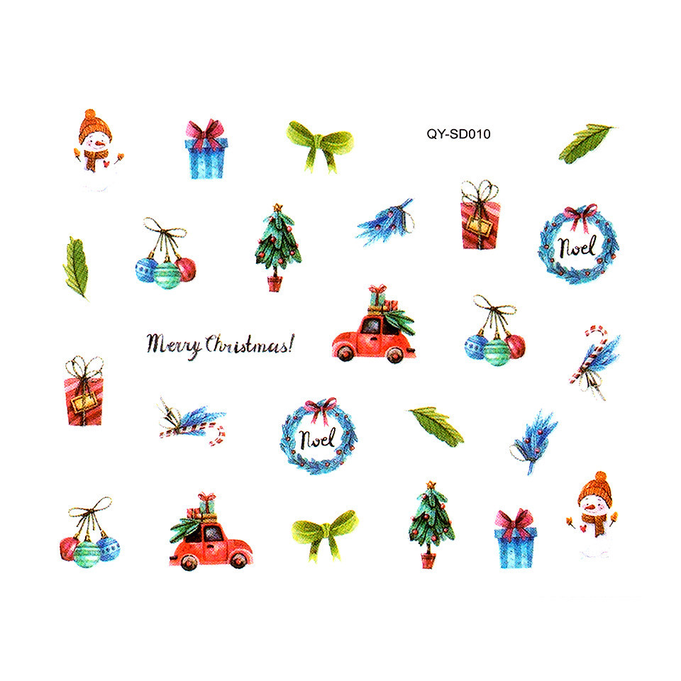 Abtibild Unghii SensoPRO Milano Christmas Wonderland Edition, QY-SD010 - 1 | YEO