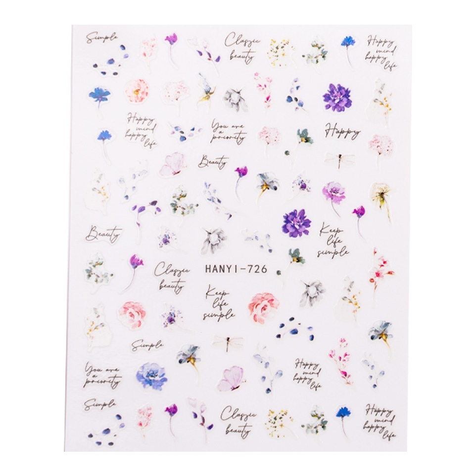 Abtibild Unghii SensoPRO Milano - Happy Blooms