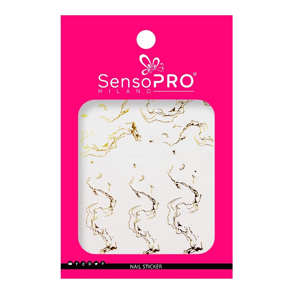 Abtibild Unghii SensoPRO Milano - Marble Flash - 1 | YEO
