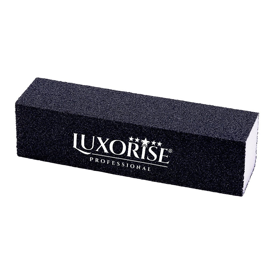 Buffer Unghii granulatie medie - LUXORISE, negru